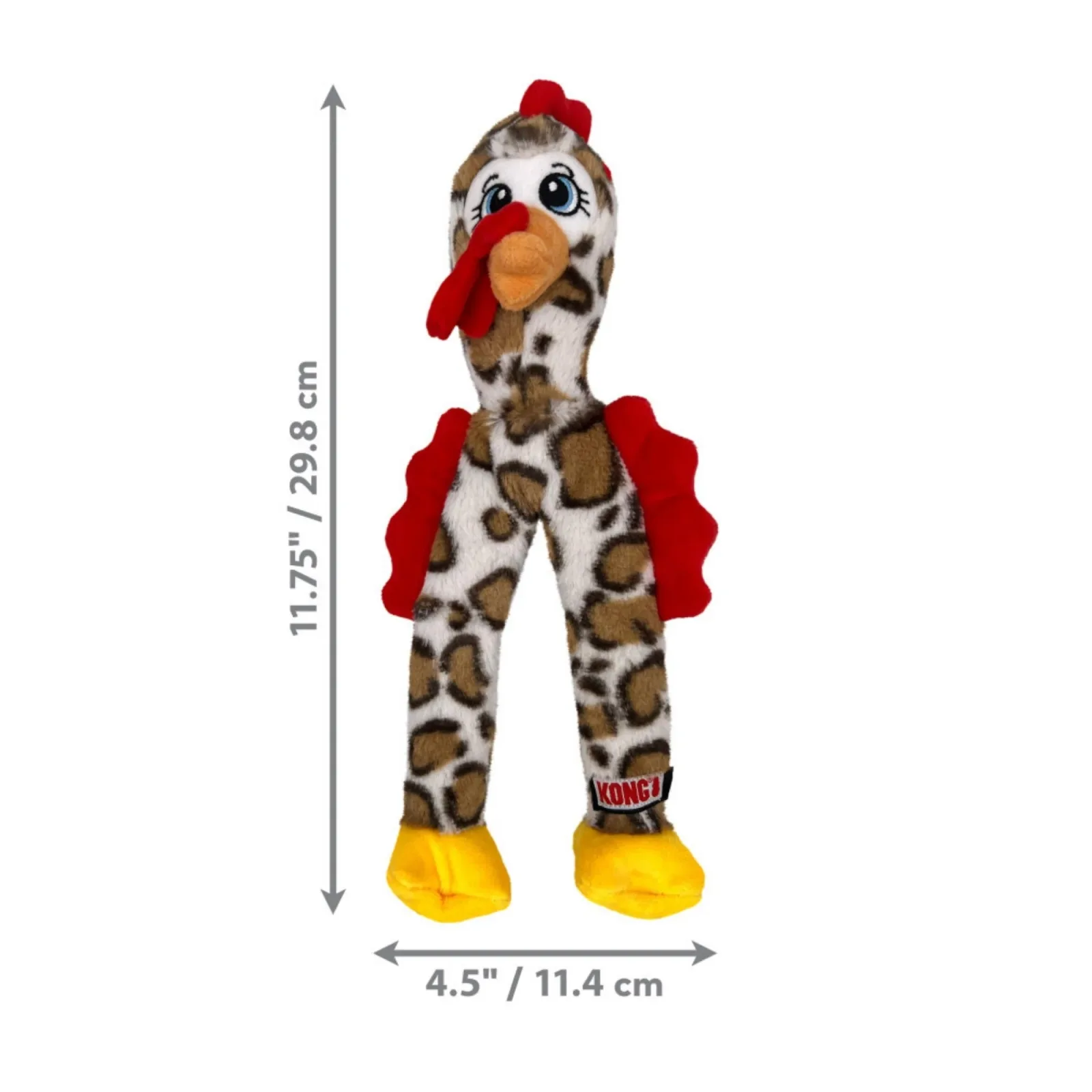 KONG Wishbone-Shaped Bird Plush Dog Toy Assorted Medium - Image 2