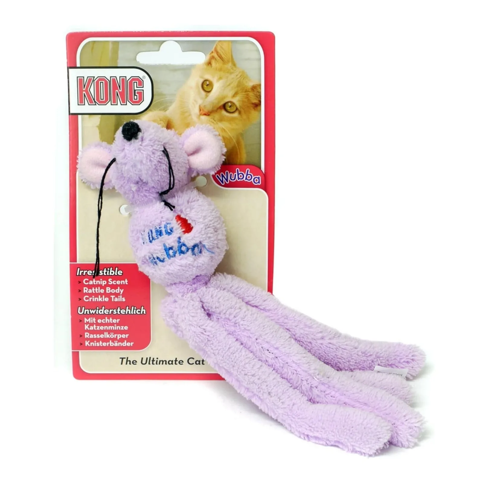 KONG Wubba Mouse Catnip Cat Toy Assorted
