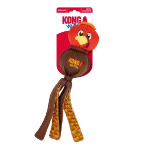 KONG Wubba Turkey Dog Toy Red Red Large