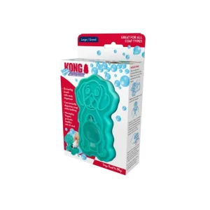 KONG ZoomGroom Bubbles Soap-Dispensing Dog Grooming Brush, Large