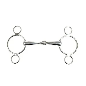 Korsteel Joint Mouth 3 Ring Continent Gag Bit