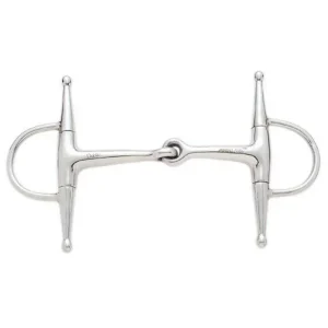 Korsteel Jointed Short Full Cheek Snaffle Bit