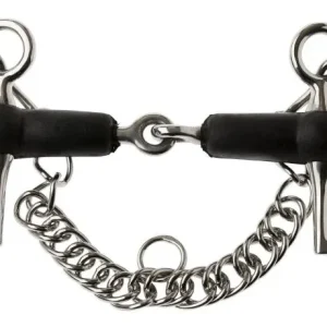 Korsteel Rubber Mouth Tom Thumb Pelham Bit