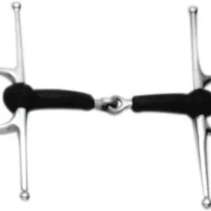 Korsteel Soft Rubber Full Cheek Snaffle Bit
