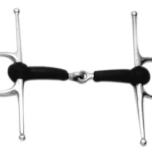 Korsteel Soft Rubber Full Cheek Snaffle Bit