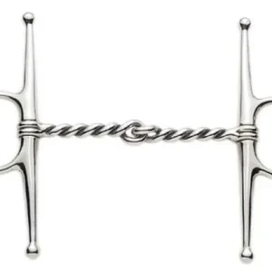 Korsteel Twisted Wire Full Cheek Snaffle Bit