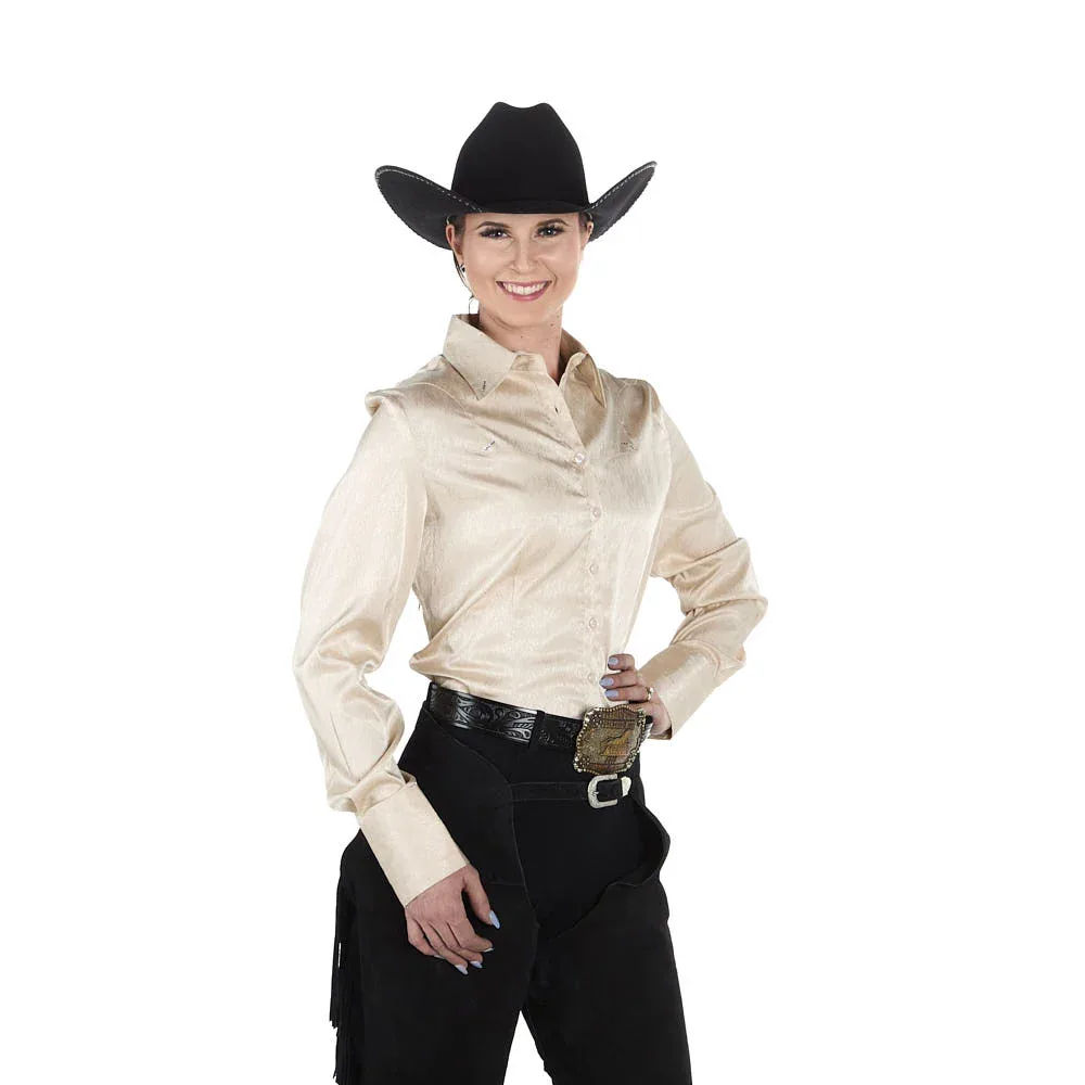 Kultured Rider Women's Ivory Solid Show Top - Image 2