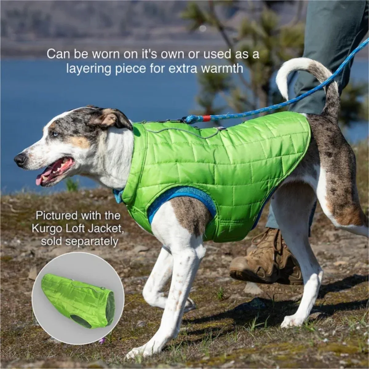 Kurgo Core Dog Sweater - Heather Orange, Extra Large - Image 2