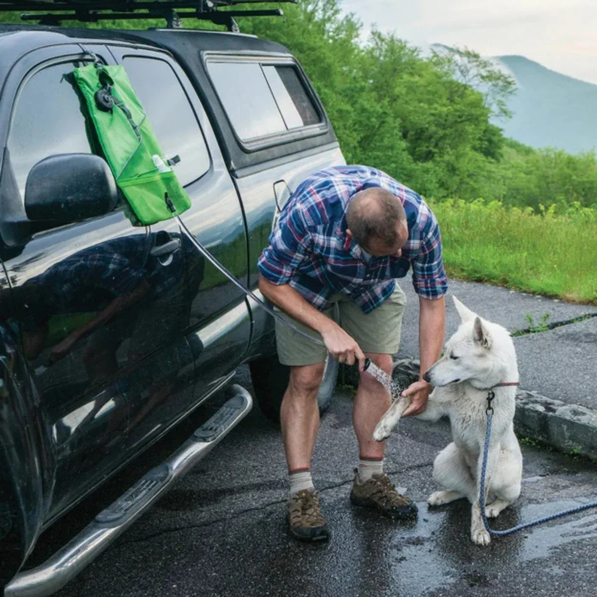 Kurgo Dog Go Shower Green - Image 2