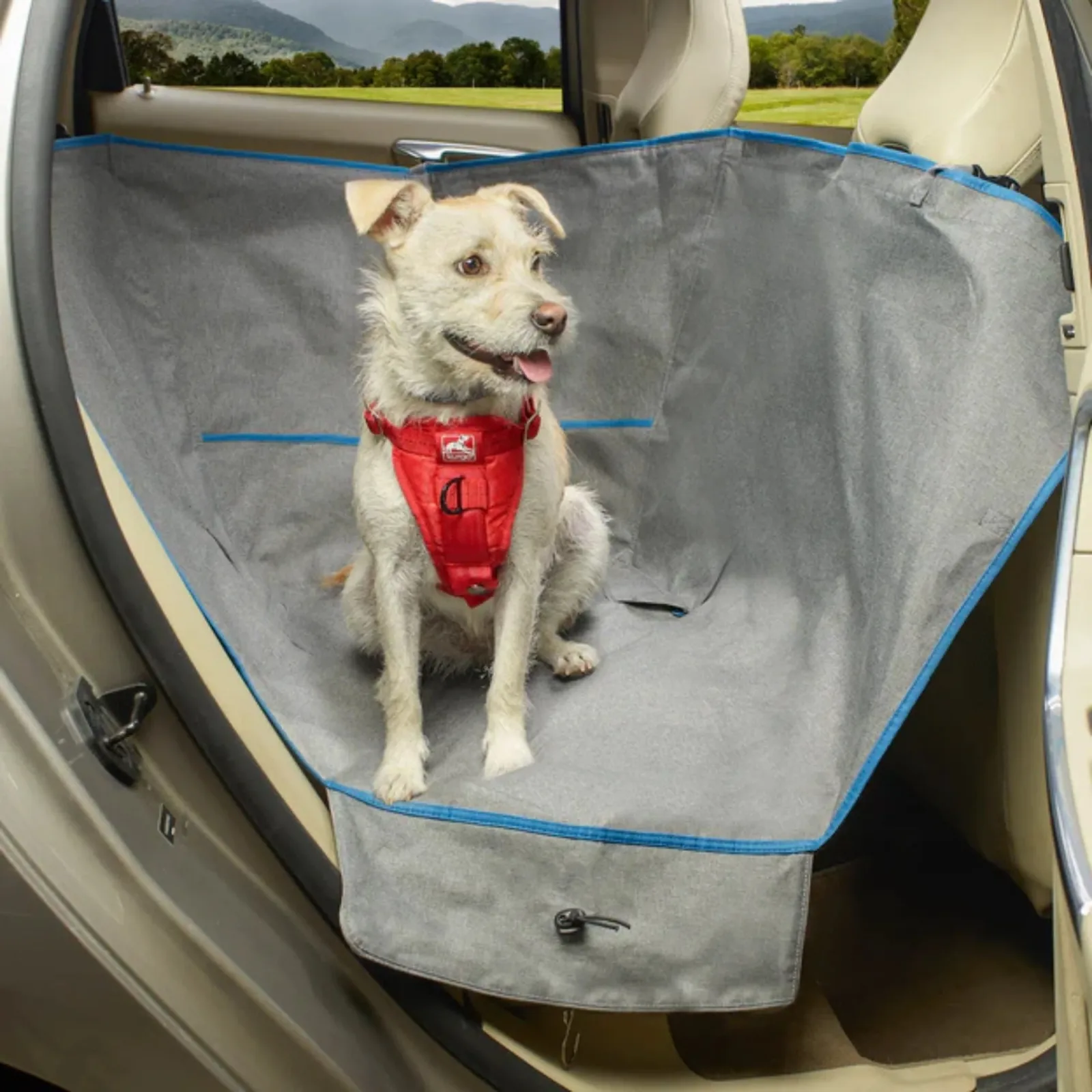 Kurgo Dog Hammock Half Heather Gray