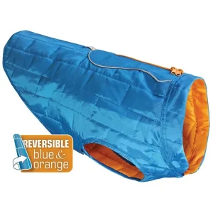 Kurgo Loft Reversible Dog Jacket - Blue/Orange, X-Large