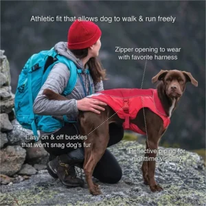Kurgo North Country Dog Coat - Blue, Small