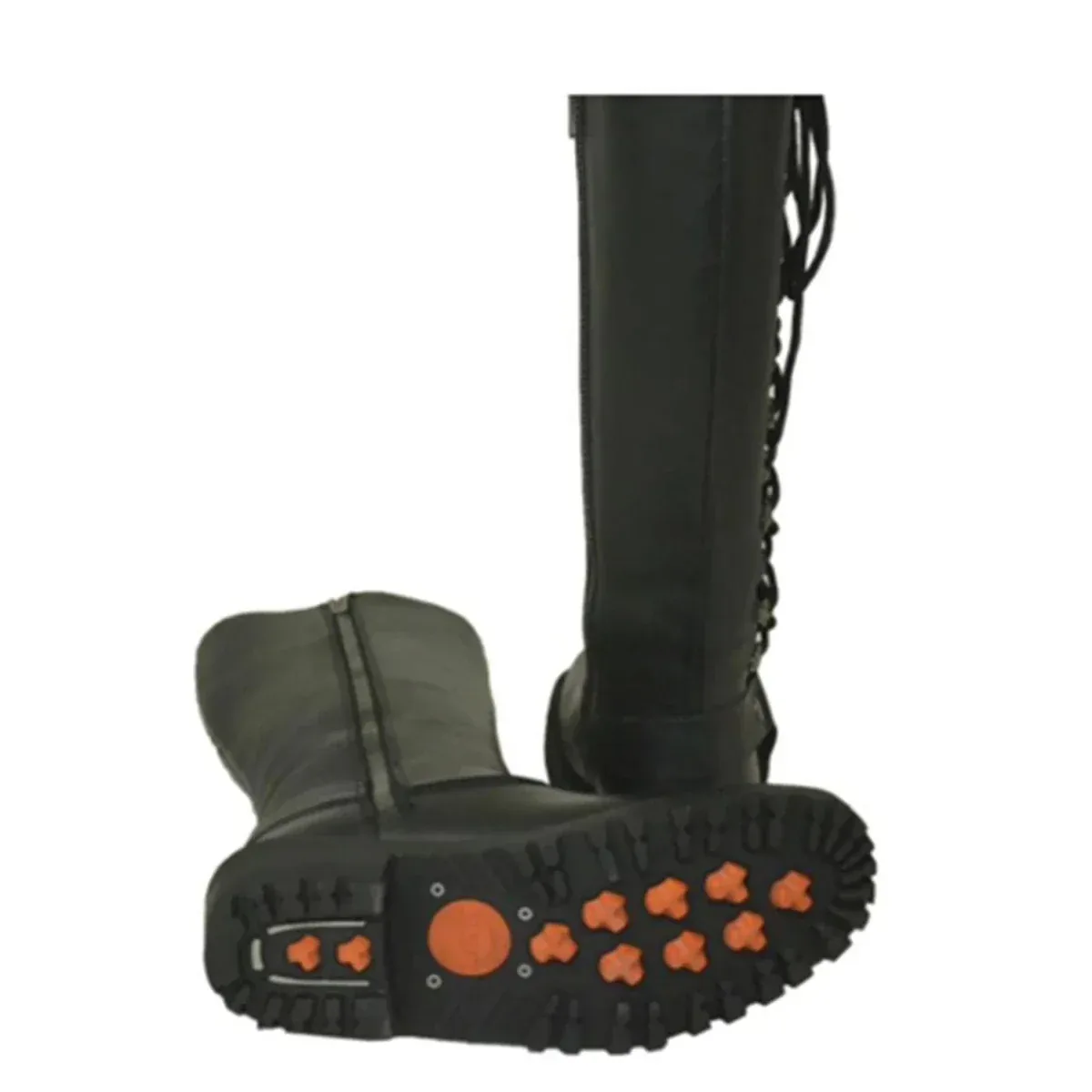 Ladies Motorcycle Biker Leather Boots