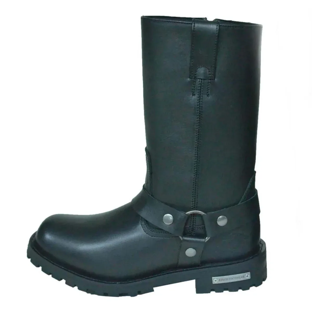 Ladies Motorcycle Biker Leather Boots - Image 2