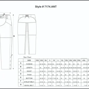 Ladies Premium Lambskin Leather Chaps