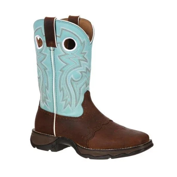 Lady Rebel Durango Powder n Lace Sq Boots - Image 2