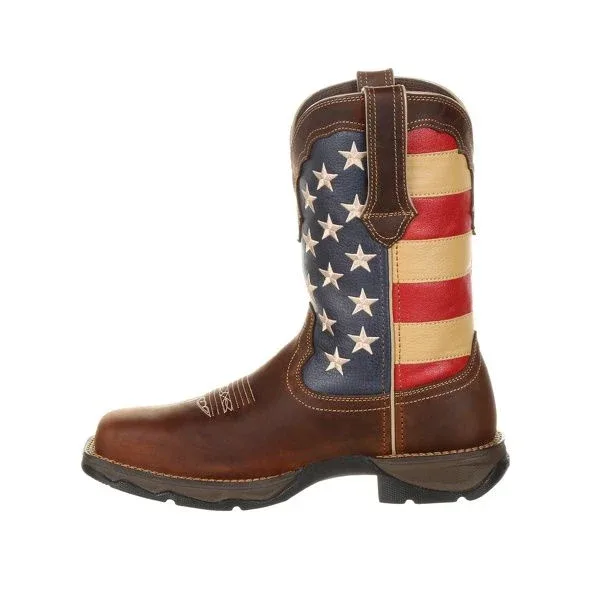 Lady Rebel Durango Steel Toe Flag Work Boots