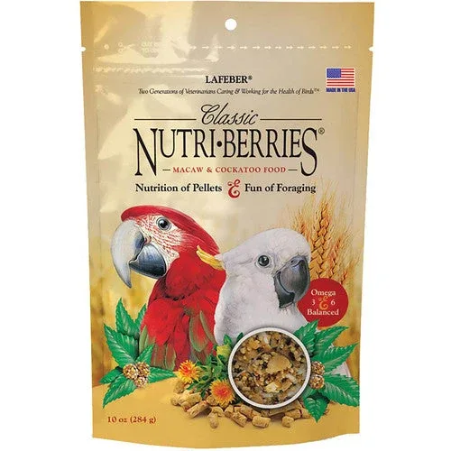 Lafeber Company Classic Nutri-Berries Macaw & Cockatoo Food 10oz - Image 2