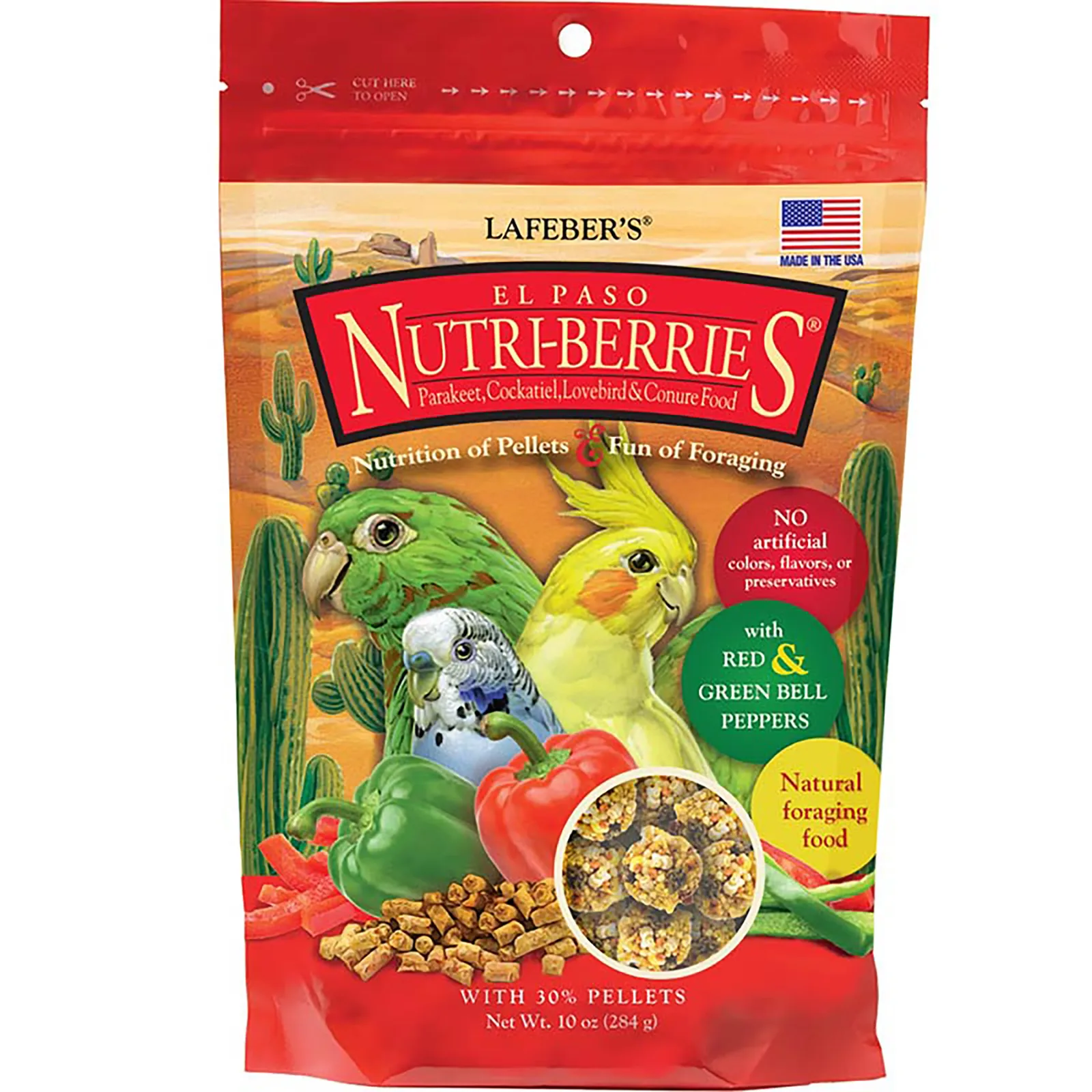 Lafeber Company El Paso Nutri-Berries Small Bird Food 10 oz