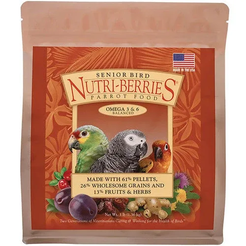 Lafeber Company Senior Bird Nutri-Berries Parrot Food 3lb - Image 2