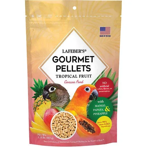 Lafeber Company Tropical Fruit Gourmet Pellets Conure Bird Food 1.25lb - Image 2