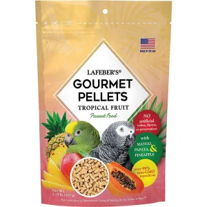 Lafeber Company Tropical Fruit Gourmet Pellets Parrot Bird Food 1.25lb