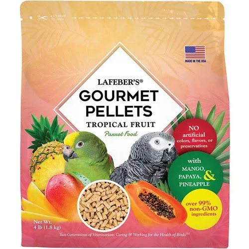 Lafeber Company Tropical Fruit Gourmet Pellets Parrot Bird Food 4lb - Image 2