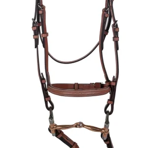 Laureate by Henri de Rivel Raised Fancy-Stitched Bridle with Laced Reins