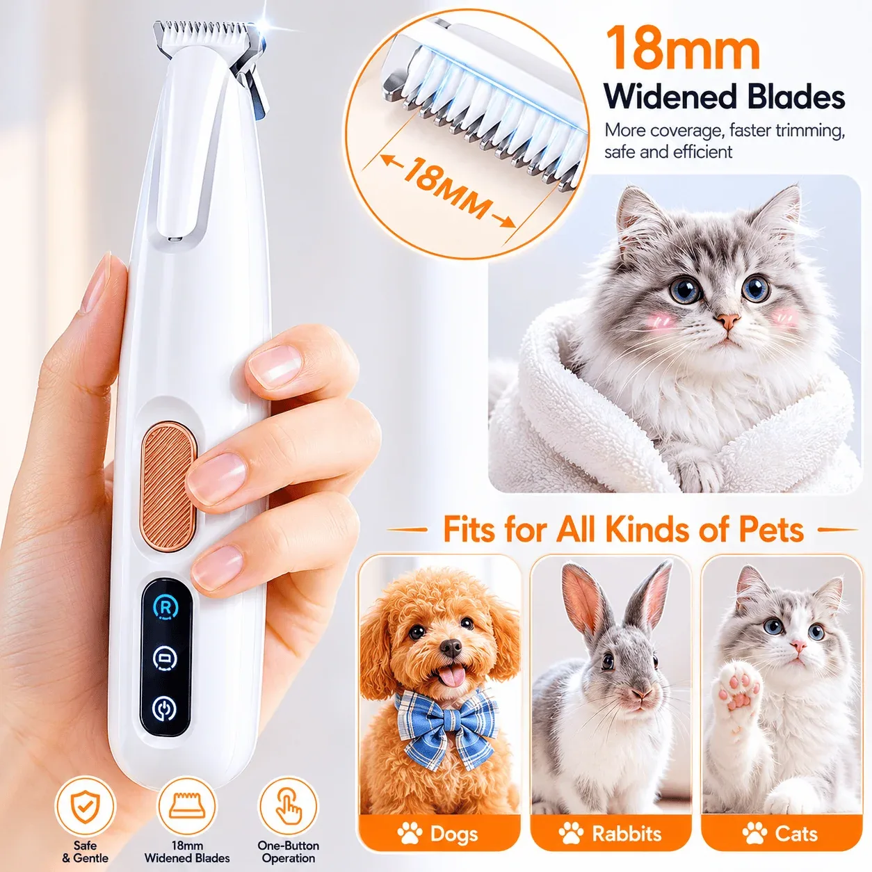 LED Pet Paw & Face Precision Trimmer - Image 2