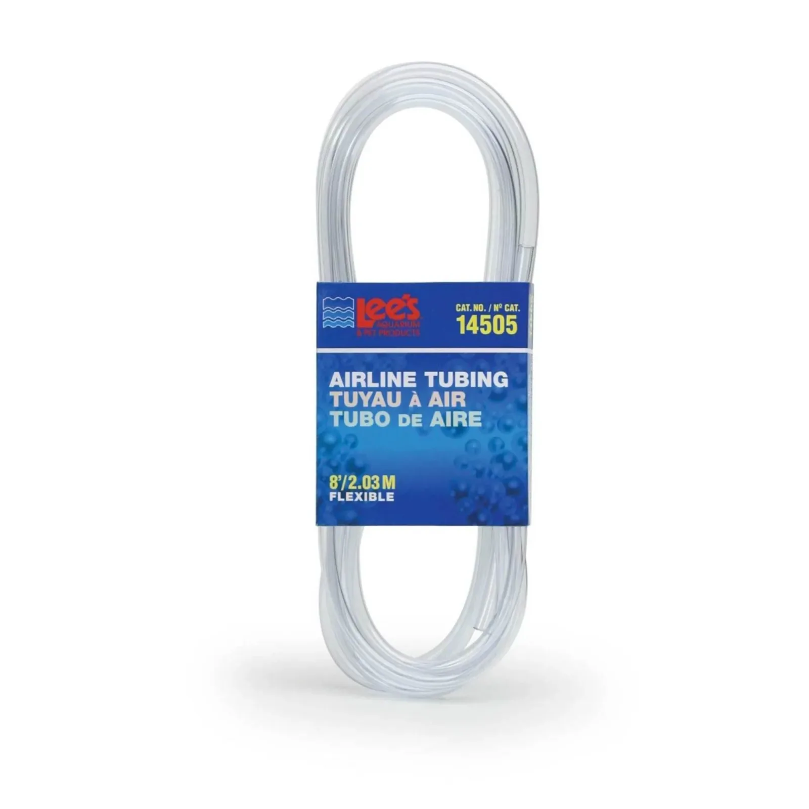 Lee's Aquarium & Pet Products Flex Airline Tubing, Clear, 3/16 in x 8 ft