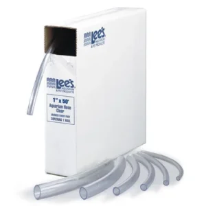 Lees Aquarium Tubing - Clear 50' Long Tube (1" Diameter Tubing)