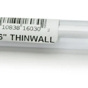 Lees Thinwall Rigid Aquarium Tubing Clear 9/16 in x 36 in