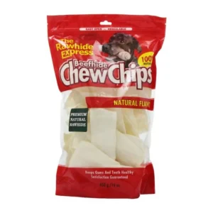 Lennox Beefhide Chew Chips Dog Treat Natural, 16 oz