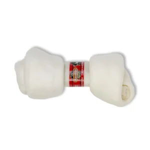 Lennox Knotted Bone Dog Treat Natural, 9-10 in