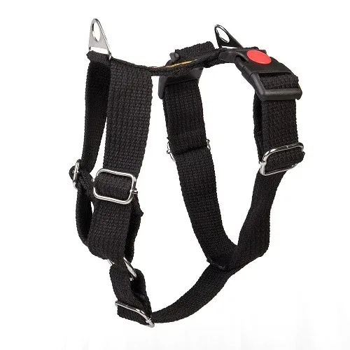 Let's Wag H Harness for Dogs (Black)