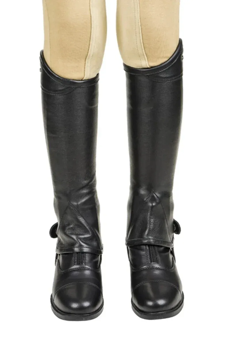 Lettia Children's London Leather Half Chaps - Image 2