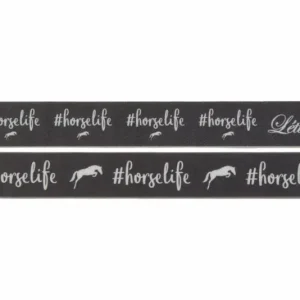Lettia Collection Emery Board - HorselifeBk/Wh