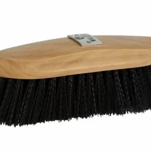 Lettia Collection Plastic Bristle Dandy Brush Blk