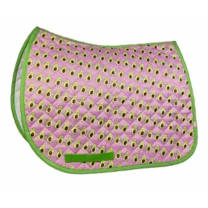 Lettia Embroidered Avocado Baby Pad Saddle Liner