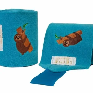 Lettia Embroidered Polo Wraps 9' L x 5" W Sloth