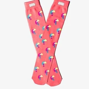 Lettia Ladies Toucan Boot Socks