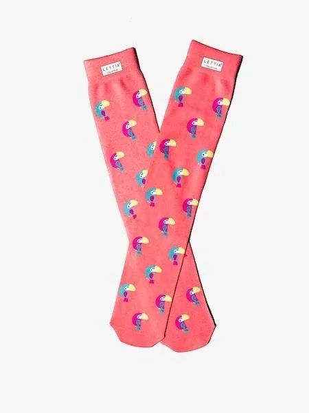 Lettia Ladies Toucan Boot Socks