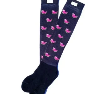 Lettia Ladies Watermelon Padded Boot Socks