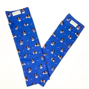 Lettia Nylon/Spandex Boot Socks Puppy Blue