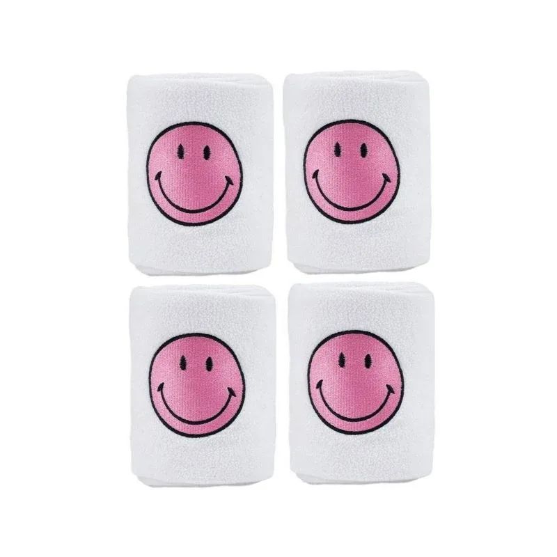 Lettia Smiley Polo Wraps White/Pink 108In L x 5Inw