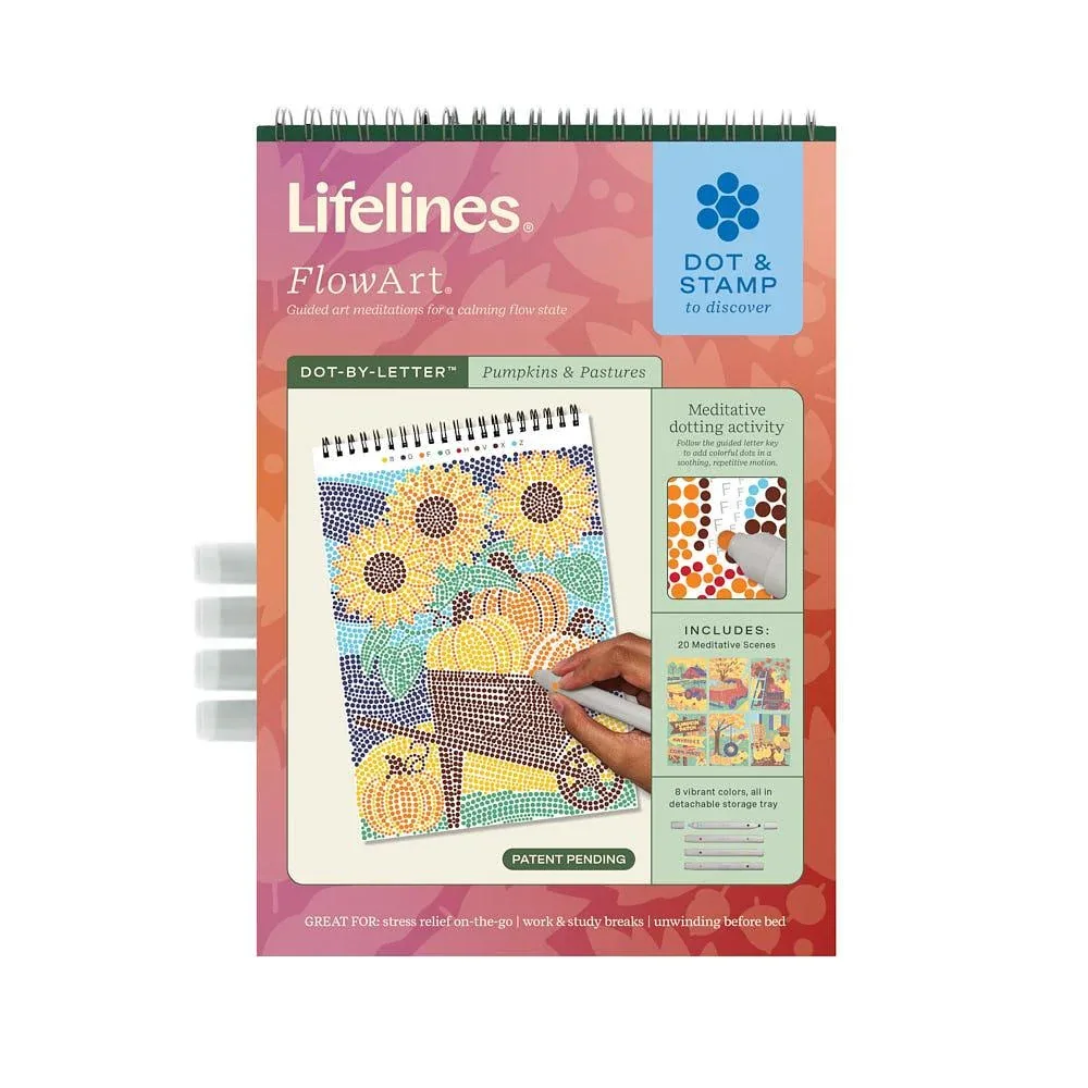 Lifelines Llc-Mcmanemin FlowArt Dot By Letter Pumpkins and Pastures