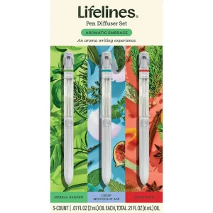 Lifelines Llc-Mcmanemin Three Pack Aromatic Embrace Pen Diffuser
