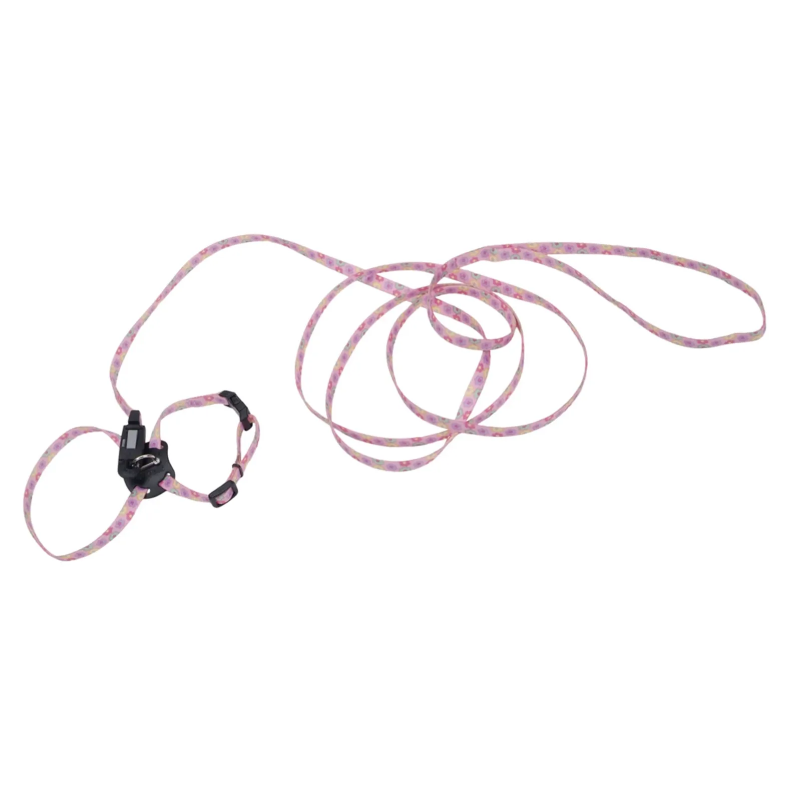Li'l Pals® Adjustable Kitten Harness and 6' Leash Combo, Pink Daisy