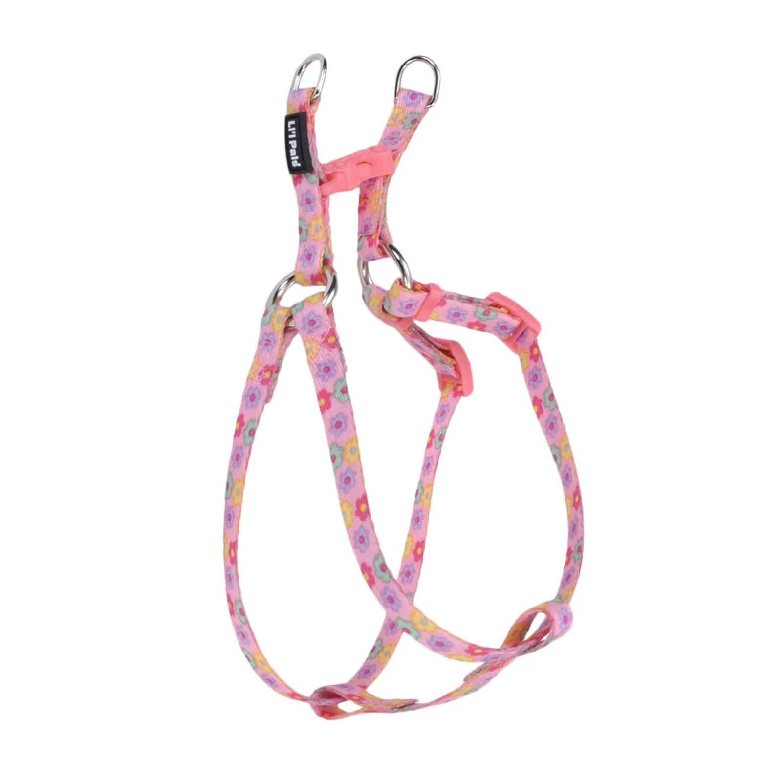 Li'l Pals® Comfort Wrap® Adjustable Dog Harness, Pink Daisy