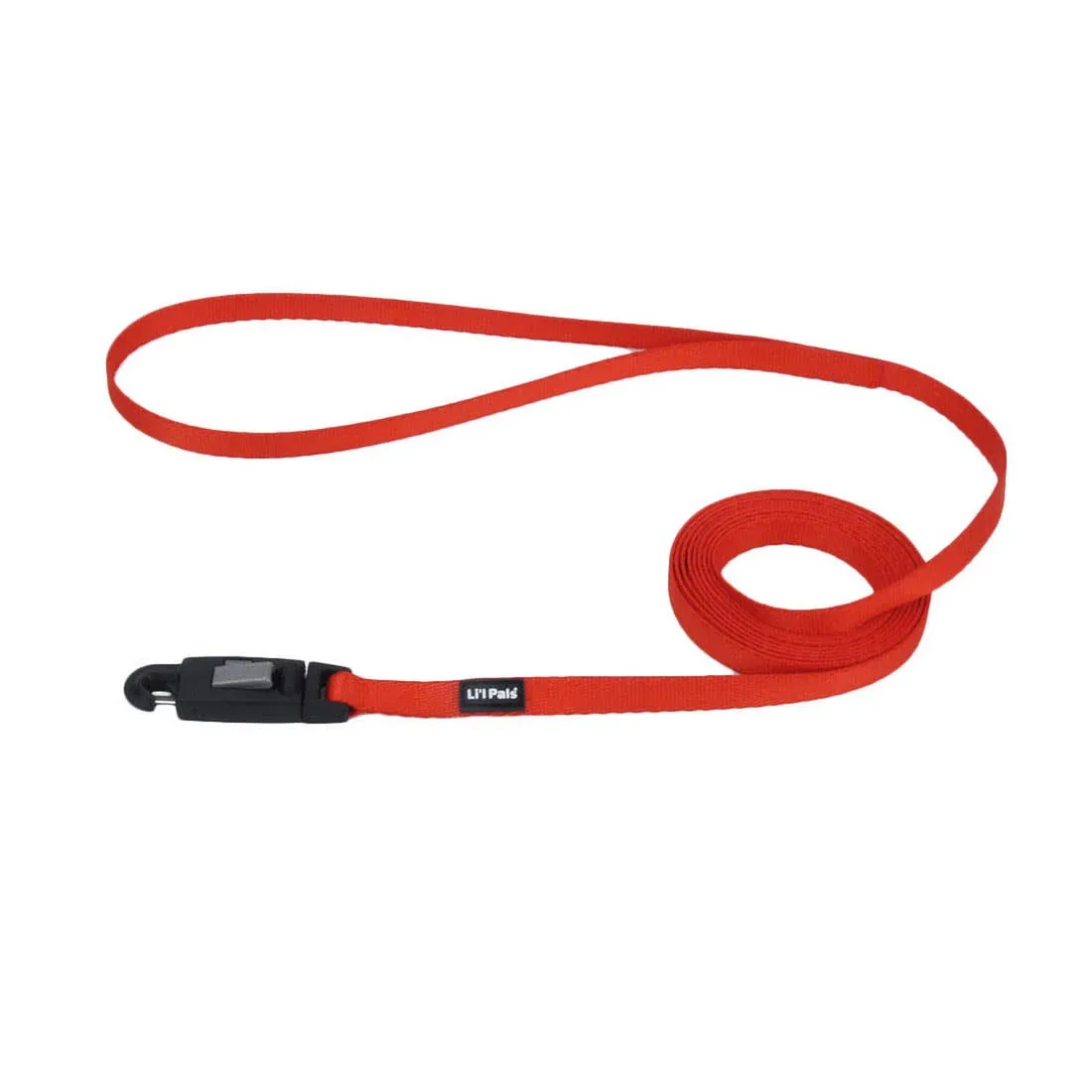 Li'l Pals® Dog Leash with E-Z Snap® Red